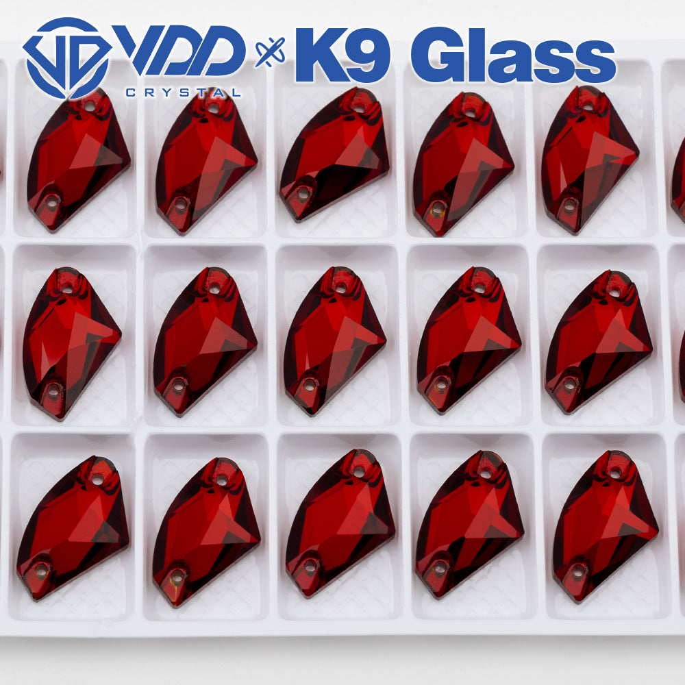 VDD S110 Garnet Galactic Top Quality K9 Glass Sew on Rhinestones Crystal Flatback Sewing Stones for Clothes Decorations