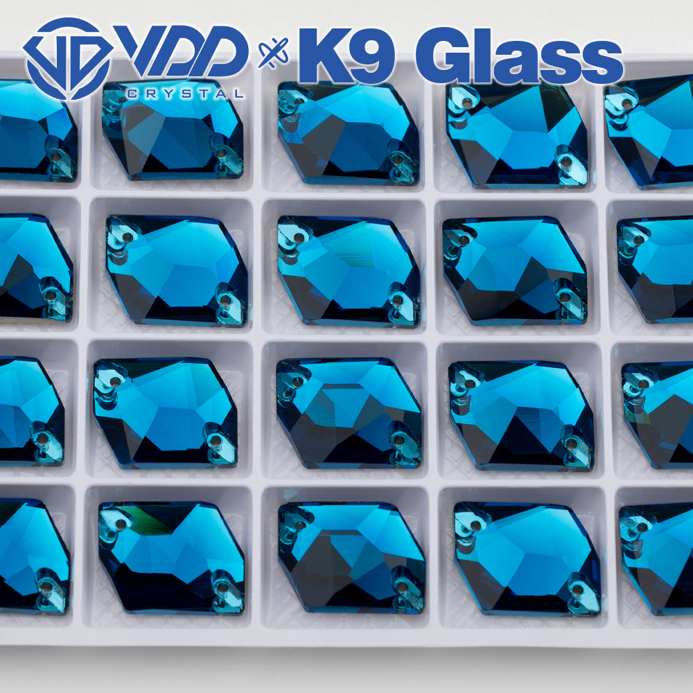 VDD S115 Indicolite Cosmic Top Quality K9 Glass Sew on Rhinestones Crystal Flatback Sewing Stones for Clothes Decorations
