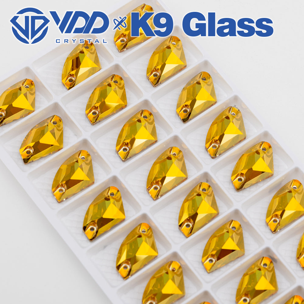 VDD S258 Sunshine Galactic Top Quality K9 Glass Sew on Rhinestones Crystal Flatback Sewing Stones for Clothes Decorations