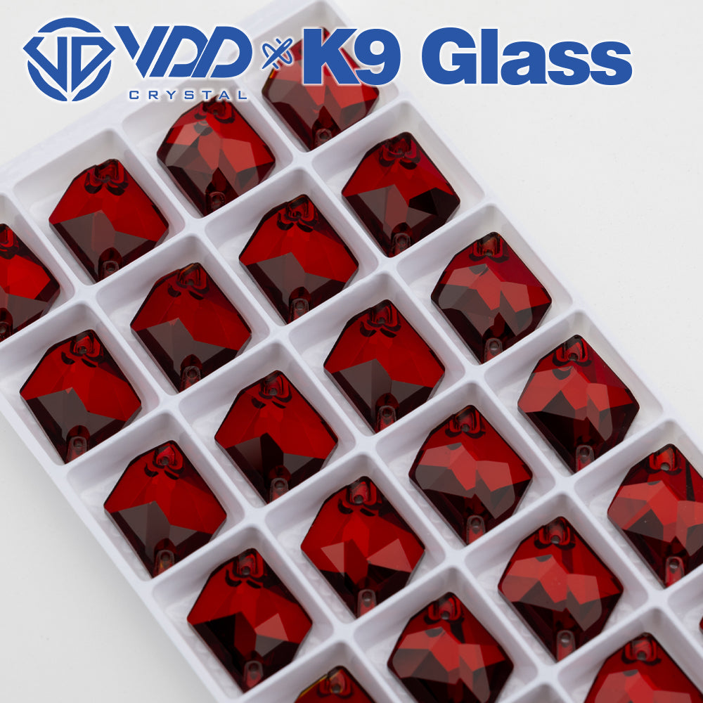 VDD S110 Garnet Cosmic Top Quality K9 Glass Sew on Rhinestones Crystal Flatback Sewing Stones for Clothes Decorations