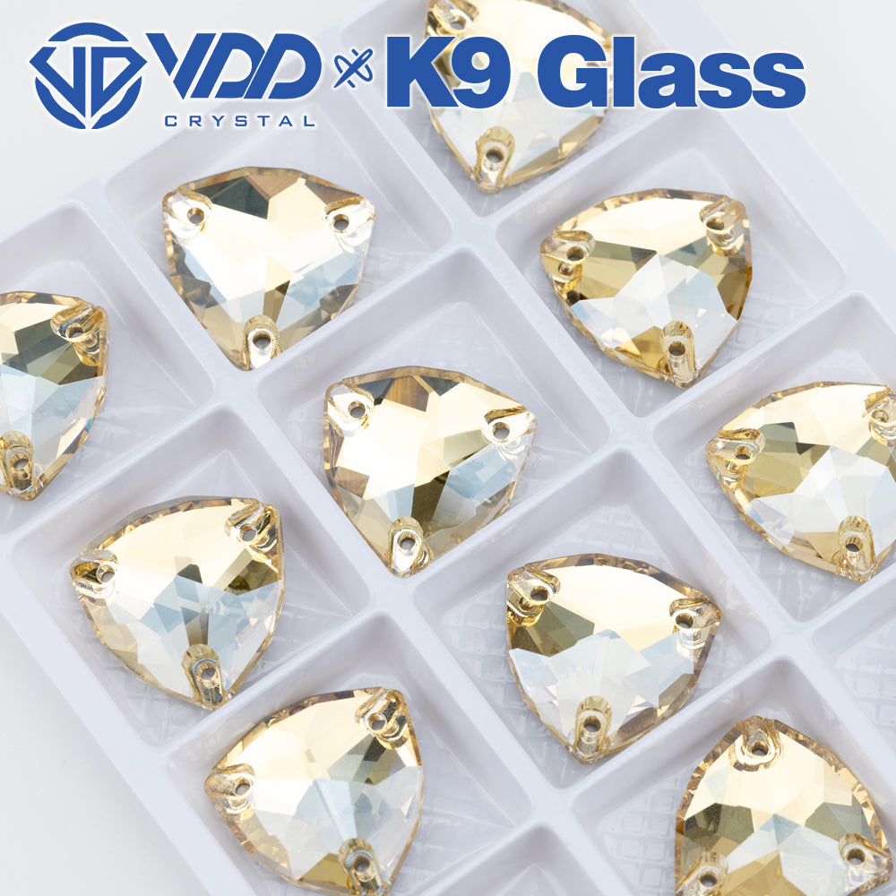 VDD 013 Siam Ocean Series - Cristales de imitación de vidrio sin fijación en caliente de alta calidad, piedras de estrás con parte posterior plana