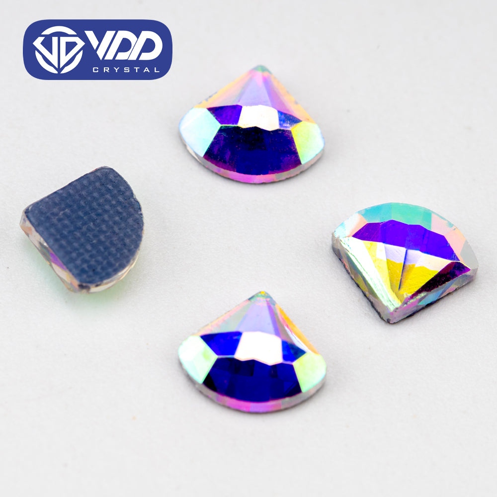 VDD 1504-6x7mm Wholesale 1440Pcs Rectangle Glass Rhinestones Crystal AB Flatback HotFix Strass Shape 3D Stones For Nail Art DIY Decorations