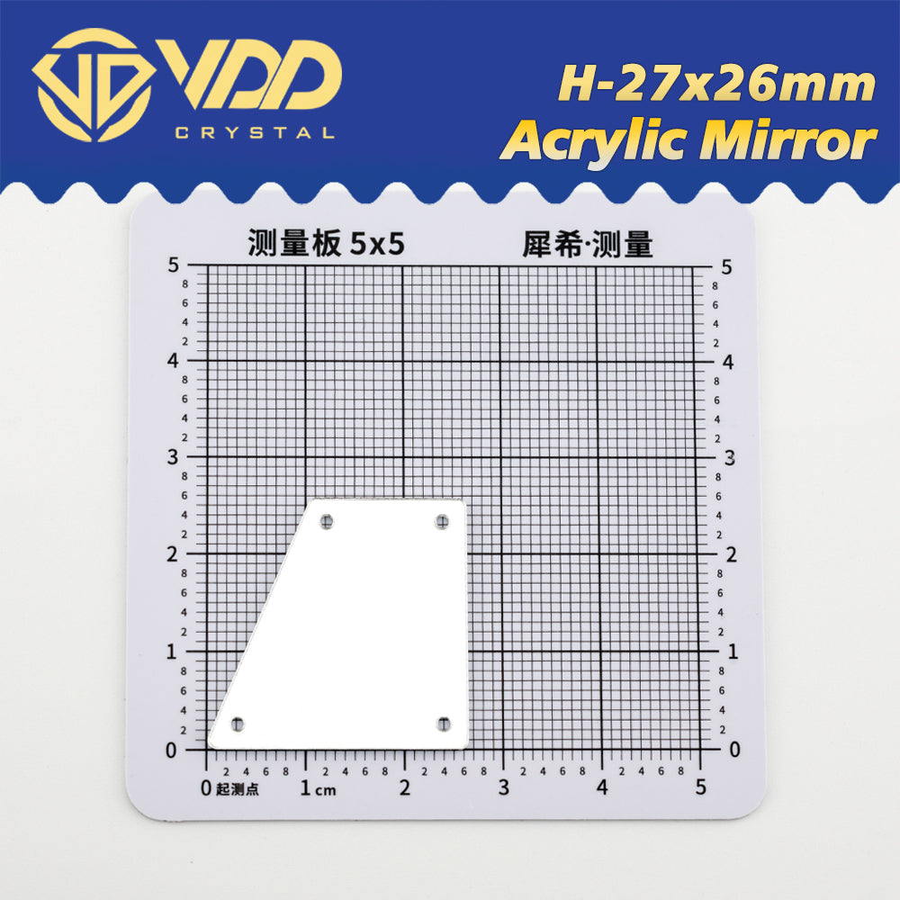 VDD 30/60/200Pcs H-27x26mm White Acrylic Mirror Sewing Rhinestones Sew On DIY Crafts Flat Back Sewing For Garment Decorations