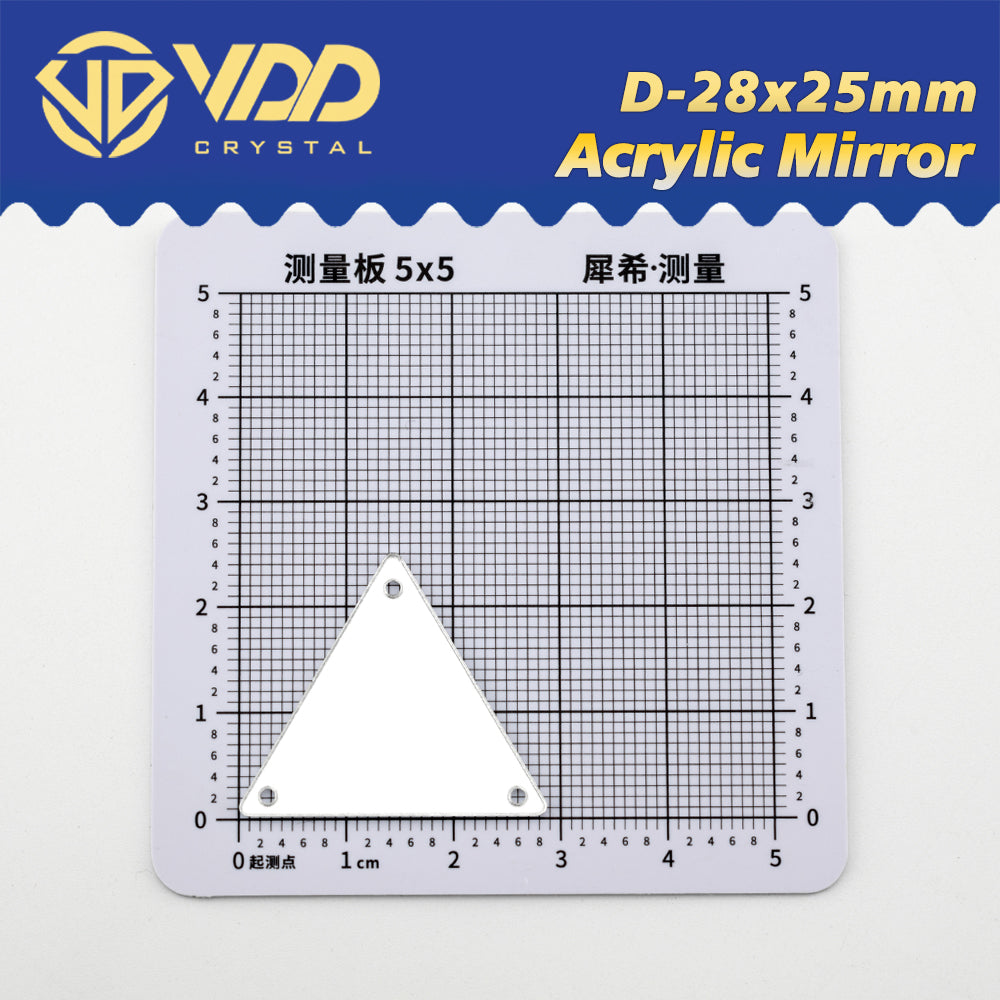 VDD 30/60/200Pcs D-28x25mm White Acrylic Mirror Sewing Rhinestones Sew On DIY Crafts Flat Back Sewing For Garment Decorations