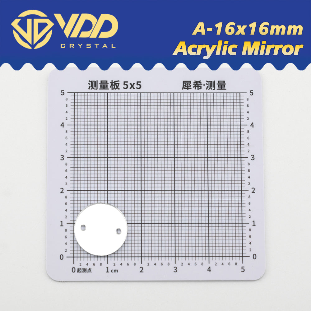 VDD 30/60/200Pcs A-16x16mm White Acrylic Mirror Sewing Rhinestones Sew On DIY Crafts Flat Back Sewing For Garment Decorations