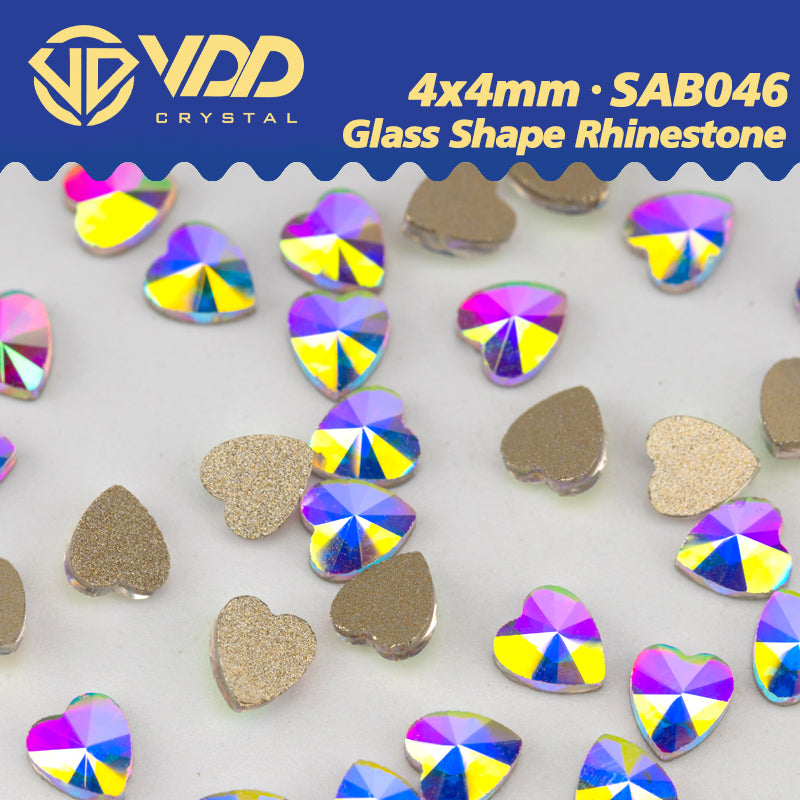 VDD 013 Siam Ocean Series - Cristales de imitación de vidrio sin fijación en caliente de alta calidad, piedras de estrás con parte posterior plana