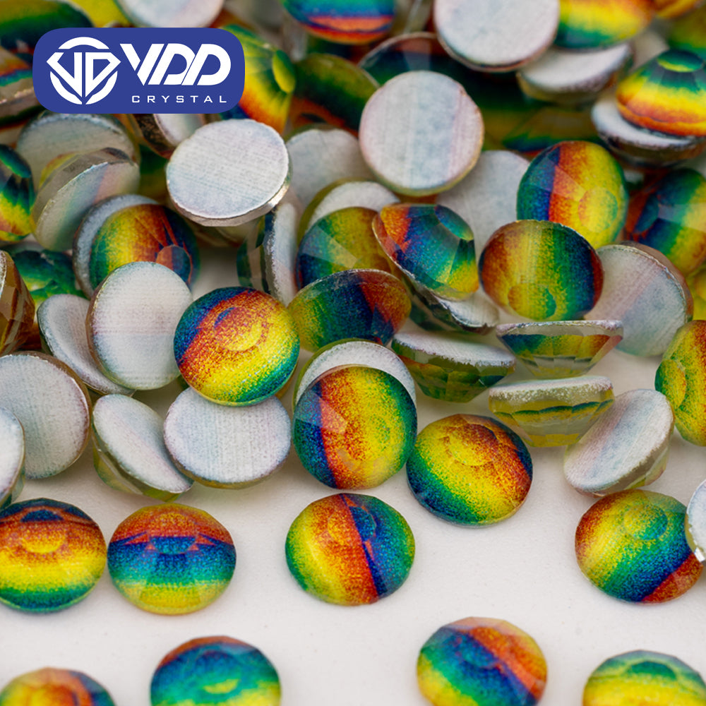VDD 243 Rainbow Ocean Series High Quality Non-hotfix Glass Crystal Rhinestones Flatback Strass Stones