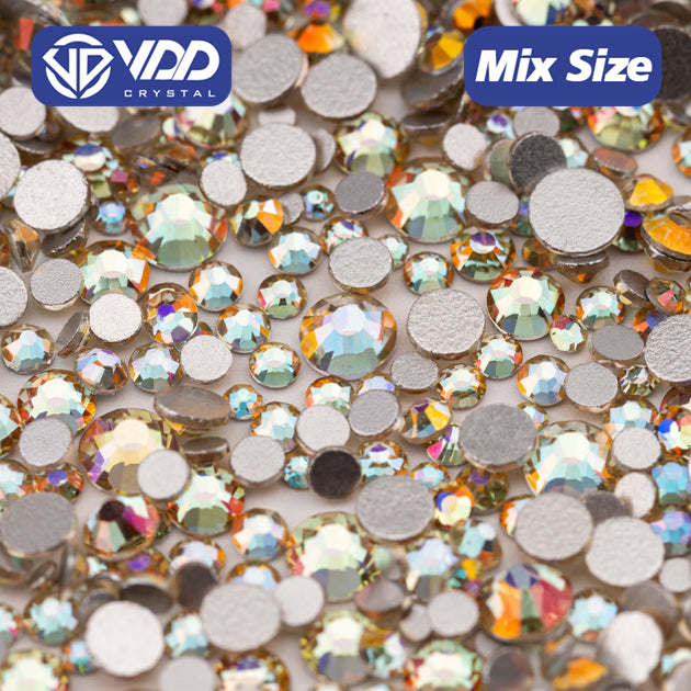 VDD 350 Magma-Moon Wholesale Mix Size SS6-SS20 High Quality Glass Rhinestone Crystal Flatback Stones DIY Crafts Nail Art Decoration