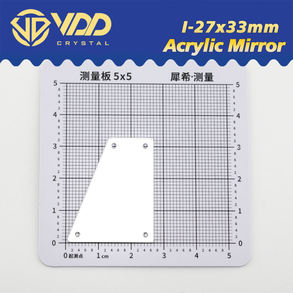 VDD 30/60/200Pcs I-27x33mm White Acrylic Mirror Sewing Rhinestones Sew On DIY Crafts Flat Back Sewing For Garment Decorations
