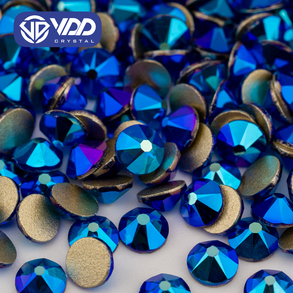 VDD 074 Sapphire AB SS16-SS30 High Quality AAAAA 2088 8 Big 8 Small Rhinestone Flatback Glitter Stone Crafts Nail Art Accessories