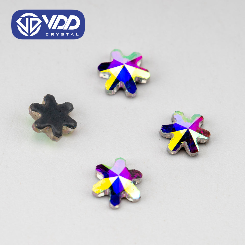 VDD 2103-5mm Wholesale 1440Pcs Rectangle Glass Rhinestones Crystal AB Flatback HotFix Strass Shape 3D Stones For Nail Art DIY Decorations