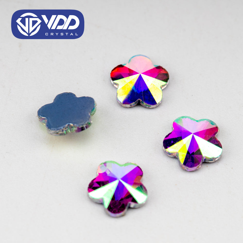 VDD 2104-5mm Wholesale 1440Pcs Rectangle Glass Rhinestones Crystal AB Flatback HotFix Strass Shape 3D Stones For Nail Art DIY Decorations