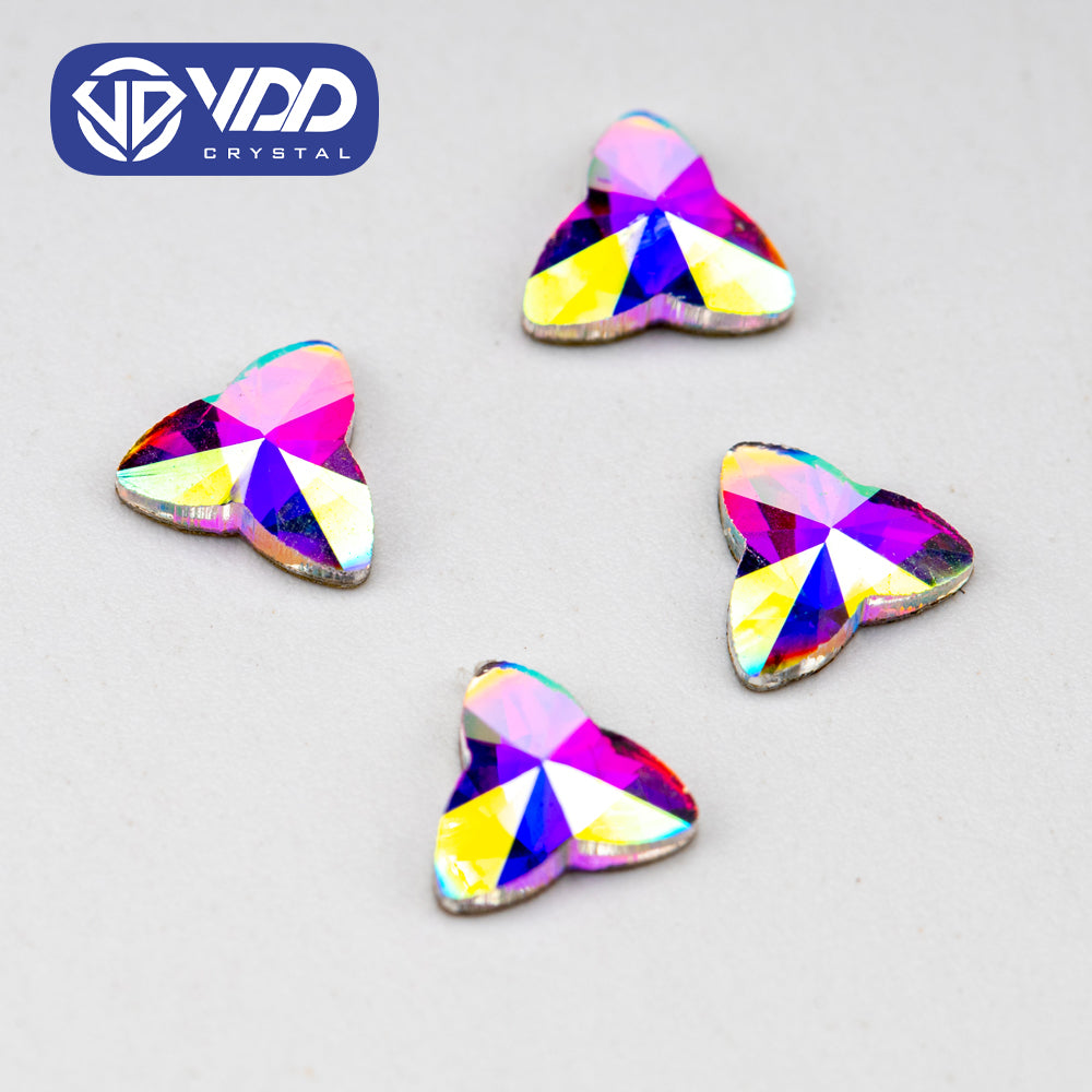VDD 2106-6mm Wholesale 1440Pcs Rectangle Glass Rhinestones Crystal AB Flatback HotFix Strass Shape 3D Stones For Nail Art DIY Decorations
