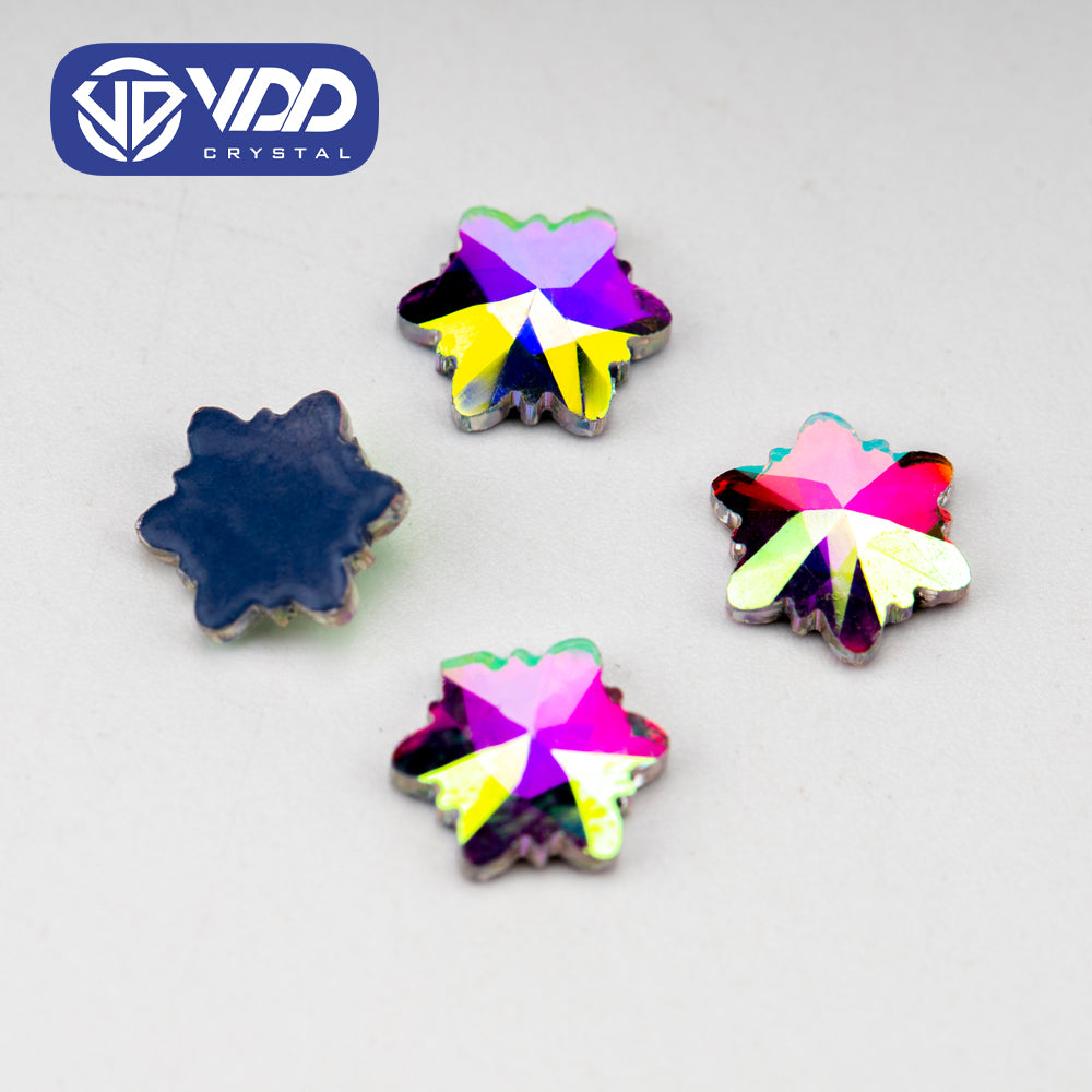 VDD 2301-8mm Wholesale 1440Pcs Rectangle Glass Rhinestones Crystal AB Flatback HotFix Strass Shape 3D Stones For Nail Art DIY Decorations