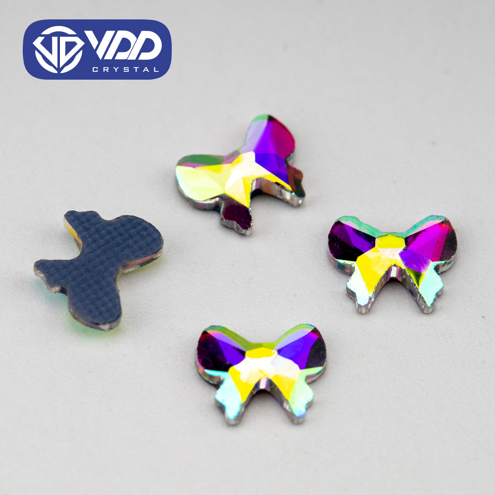 VDD 2503-5.5x7mm Wholesale 1440Pcs Rectangle Glass Rhinestones Crystal AB Flatback HotFix Strass Shape 3D Stones For Nail Art DIY Decorations