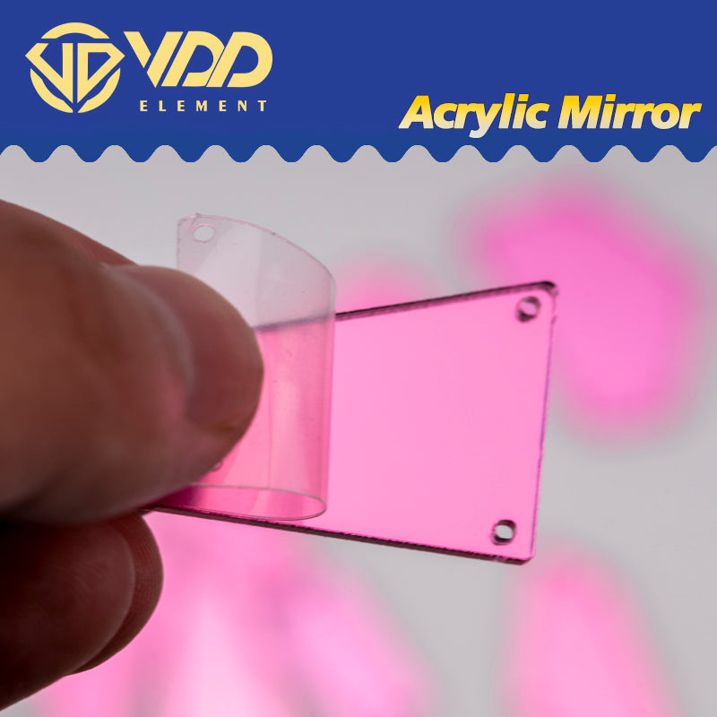 VDD 30/60/200Pcs Mix Size Rose Acrylic Mirror Sewing Rhinestones Sew On DIY Crafts Flat Back Stones For Garment Decorations