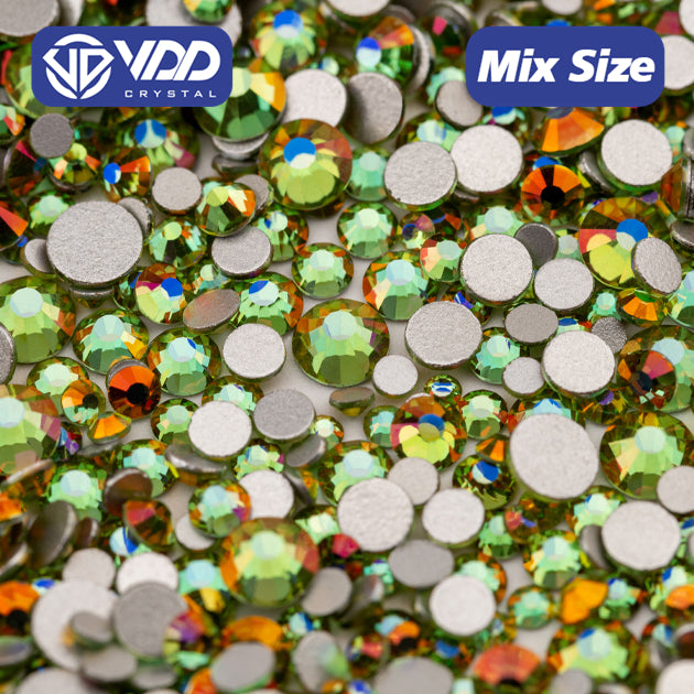 VDD 352 Magma-Peridot Wholesale Mix Size SS6-SS20 High Quality Glass Rhinestone Crystal Flatback Stones DIY Crafts Nail Art Decoration