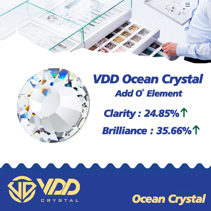 VDD 035 Tanzanite Wholesale SS6-SS30 Hotfix Mix Size Glass Rhinestone Crystal Flat Back High Quality Strass Stones For DIY Clothes Accessories