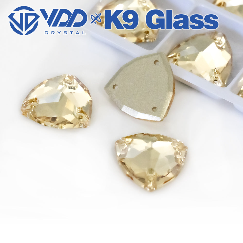 VDD 013 Siam Ocean Series - Cristales de imitación de vidrio sin fijación en caliente de alta calidad, piedras de estrás con parte posterior plana
