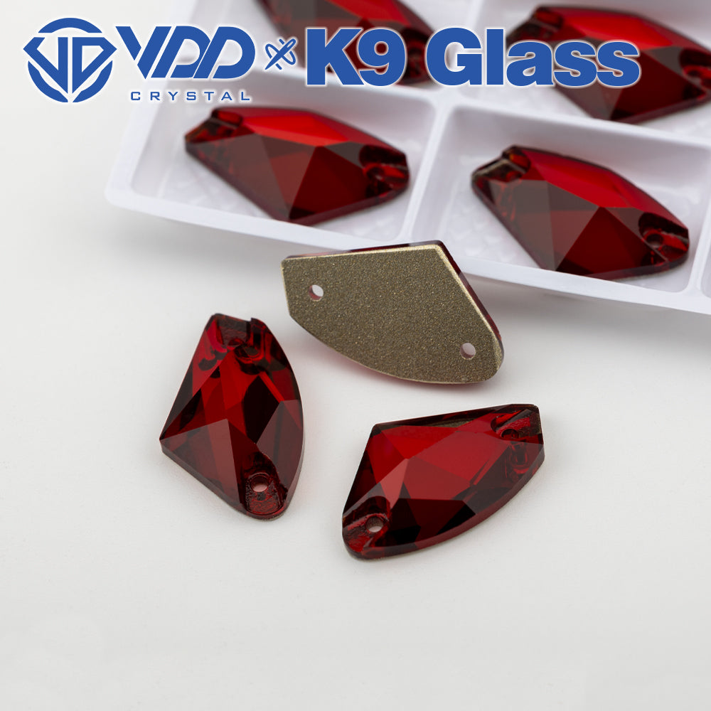 VDD S110 Garnet Galactic Top Quality K9 Glass Sew on Rhinestones Crystal Flatback Sewing Stones for Clothes Decorations