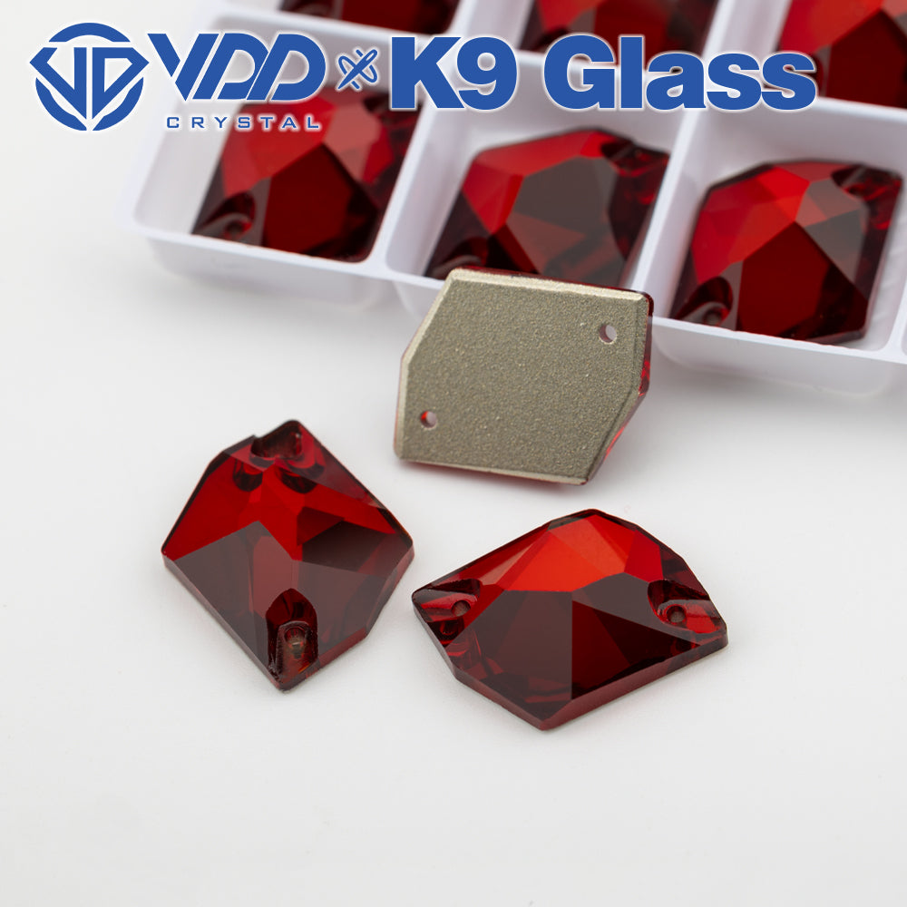 VDD S110 Garnet Cosmic Top Quality K9 Glass Sew on Rhinestones Crystal Flatback Sewing Stones for Clothes Decorations