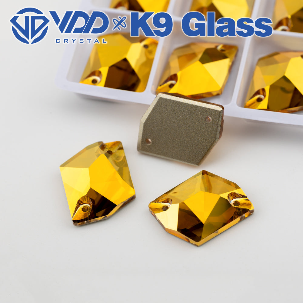VDD S258 Sunshine Cosmic Top Quality K9 Glass Sew on Rhinestones Crystal Flatback Sewing Stones for Clothes Decorations