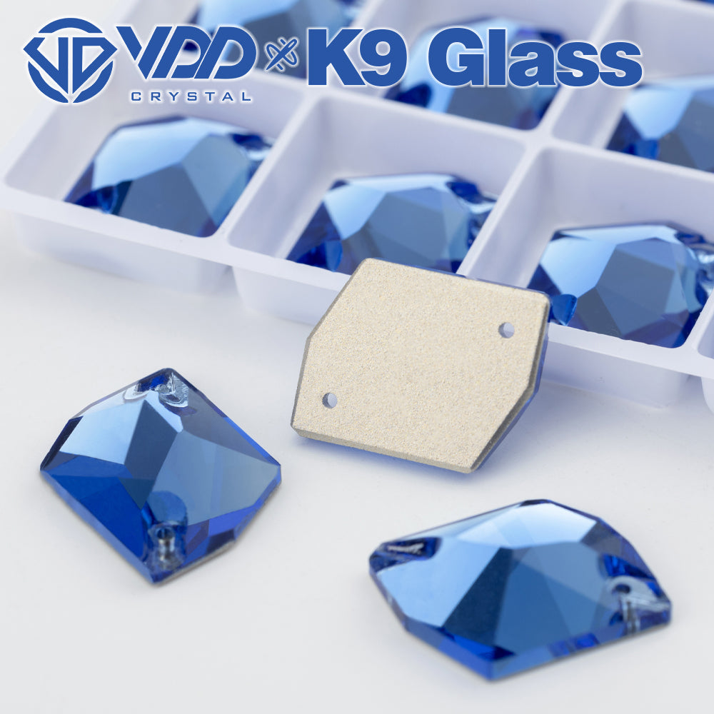 VDD S117 Royal Blue Cosmic K9 Glass Sew On Rhinestones High Quality AAAAA Crystal Flatback Sewing Strass Stones DB-S117
