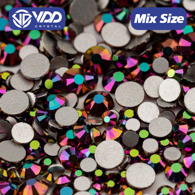 VDD 070 Magic Rose Mix Size SS6-SS20 High Quality Glass Rhinestones Crystal Flatback Glitter Stones Nail Art DIY Crafts Decorations
