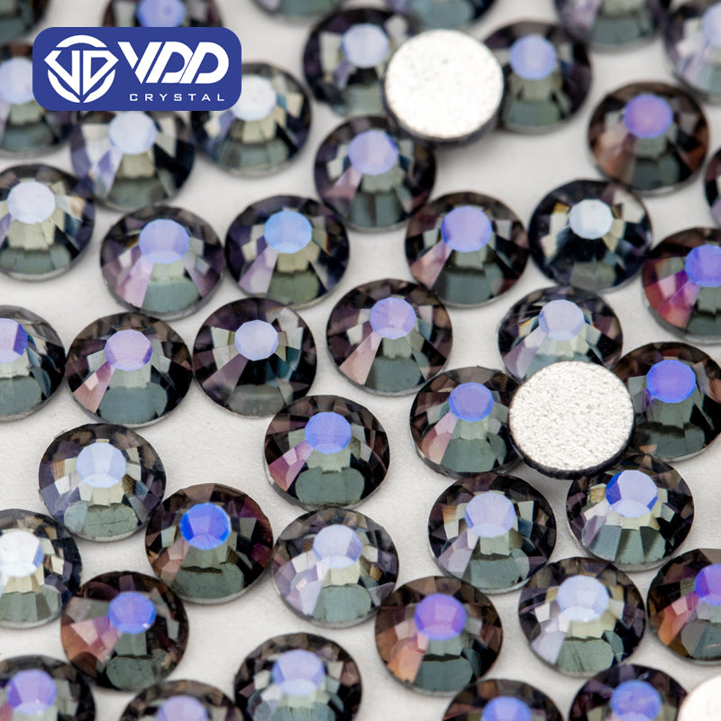 VDD 120 Night Purple Ocean Series High Quality Non-hotfix Glass Crystal Rhinestones Flatback Strass Stones