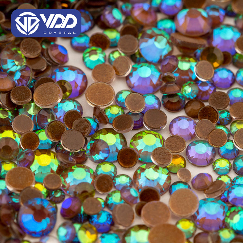 VDD 122 Green Dream Ocean Series High Quality Non-hotfix Glass Crystal Rhinestones Flatback Strass Stones