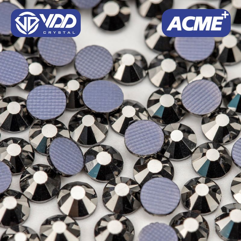 VDD 065 Hematite ACME+Series AAAAA Top Quality Hot-Fix Glass Crystal Rhinestones Flatback Strass Stones