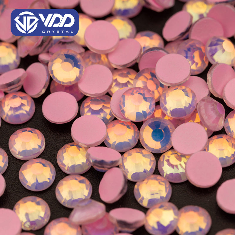 VDD 401 Pink Nebula Ocean Series High Quality Non-hotfix Glass Crystal Rhinestones Flatback Strass Stones