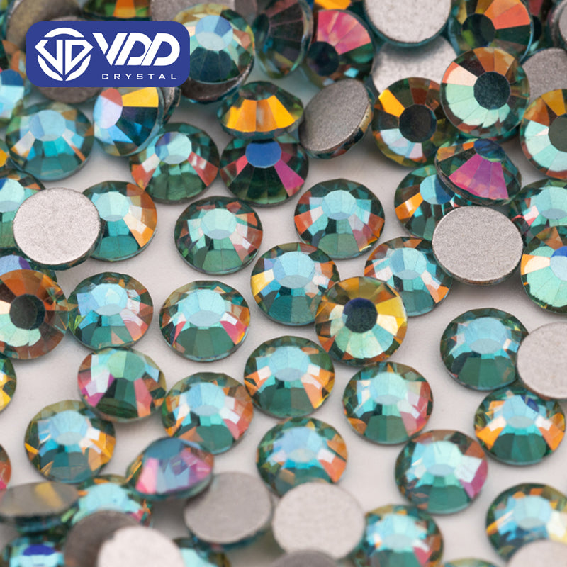 VDD 353 Magma Aquamarine Ocean Series High Quality Non-hotfix Glass Crystal Rhinestones Flatback Strass Stones