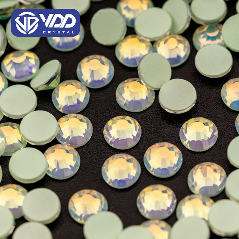VDD 403 Peridot Nebula Ocean Series High Quality Non-hotfix Glass Crystal Rhinestones Flatback Strass Stones