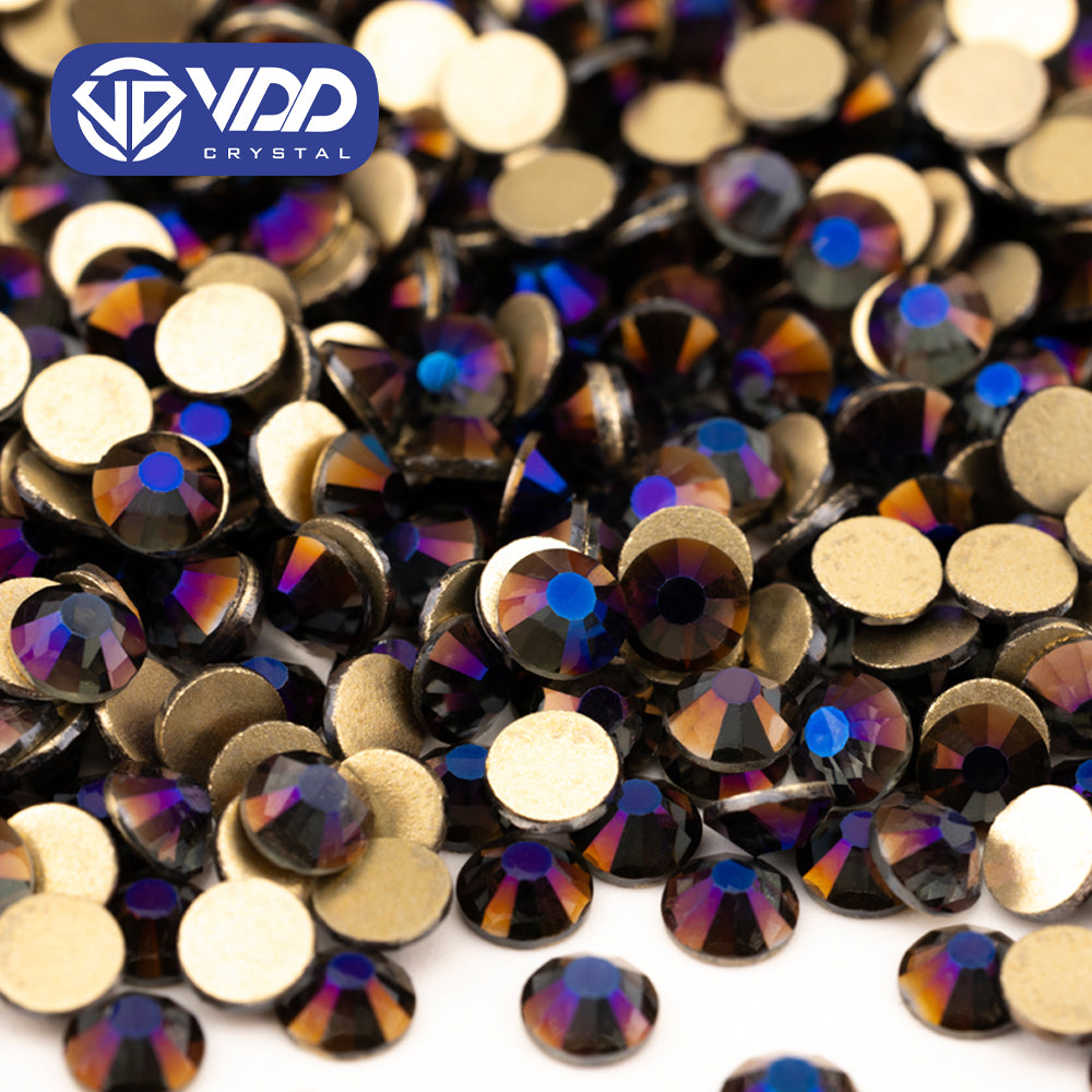 VDD 221 Ocean Srar High Quality Glass Rhinestones Crystal Gold Flatback Strass Stones For Nail Art Crafts DIY Decorations
