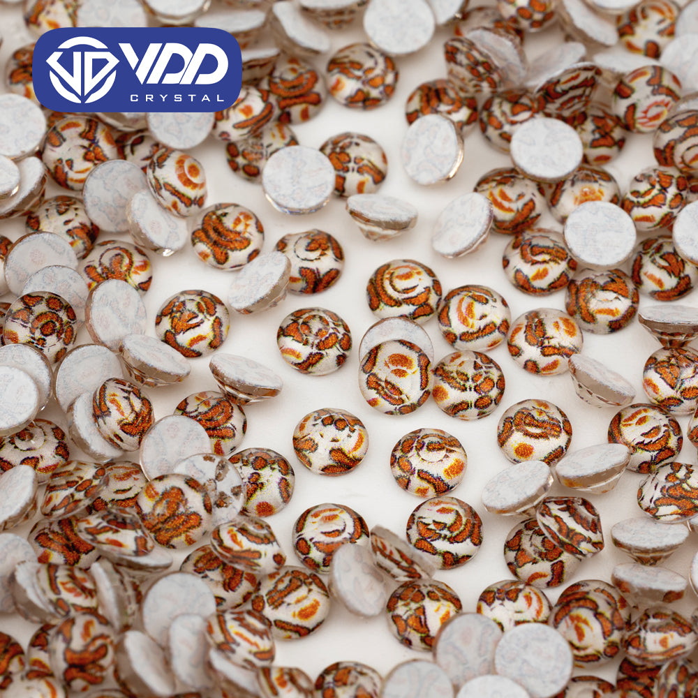 VDD 239 Leopard Ocean Series High Quality Non-hotfix Glass Crystal Rhinestones Flatback Strass Stones