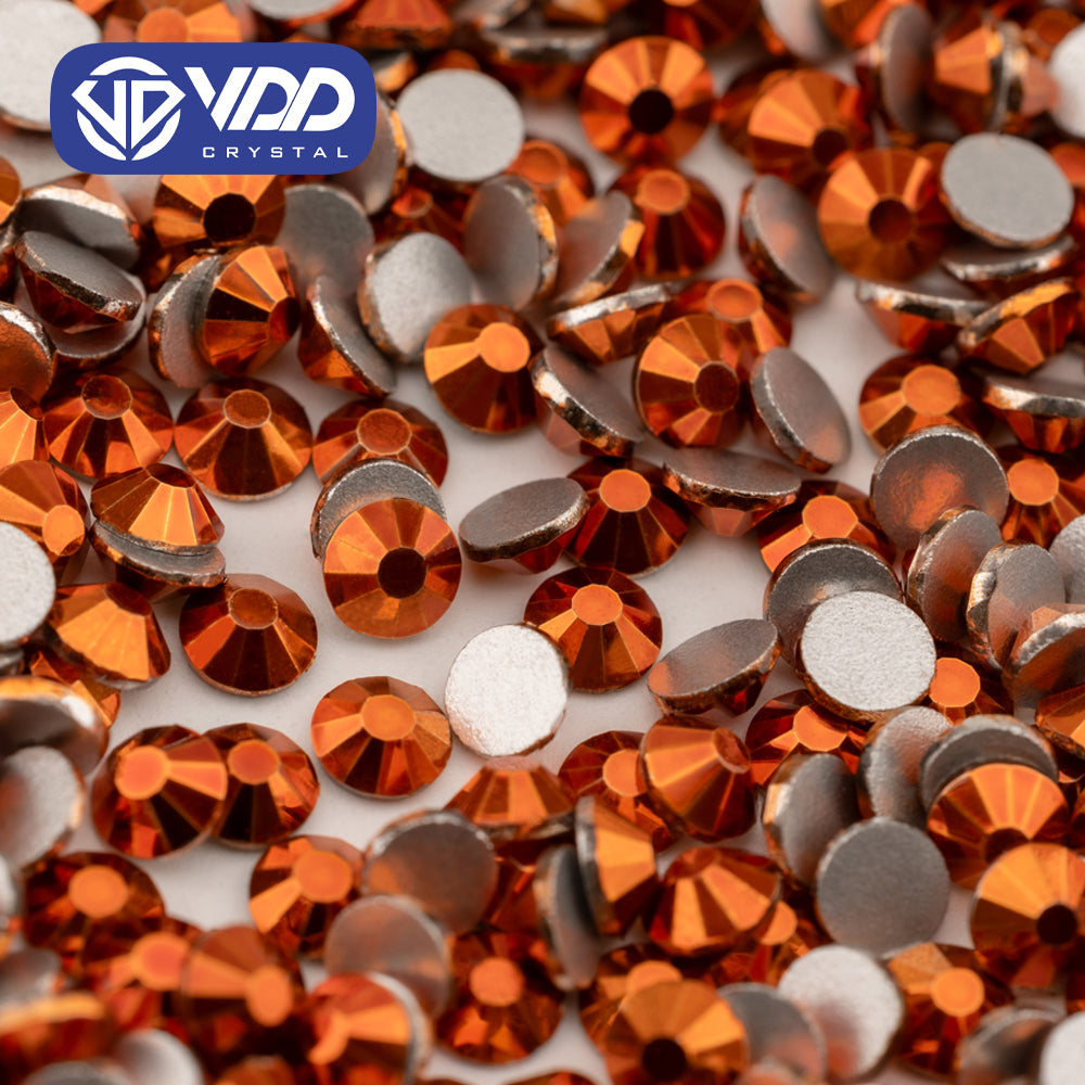 VDD 179 Metallic Autumn Ocean Series High Quality Non-hotfix Glass Crystal Rhinestones Flatback Strass Stones