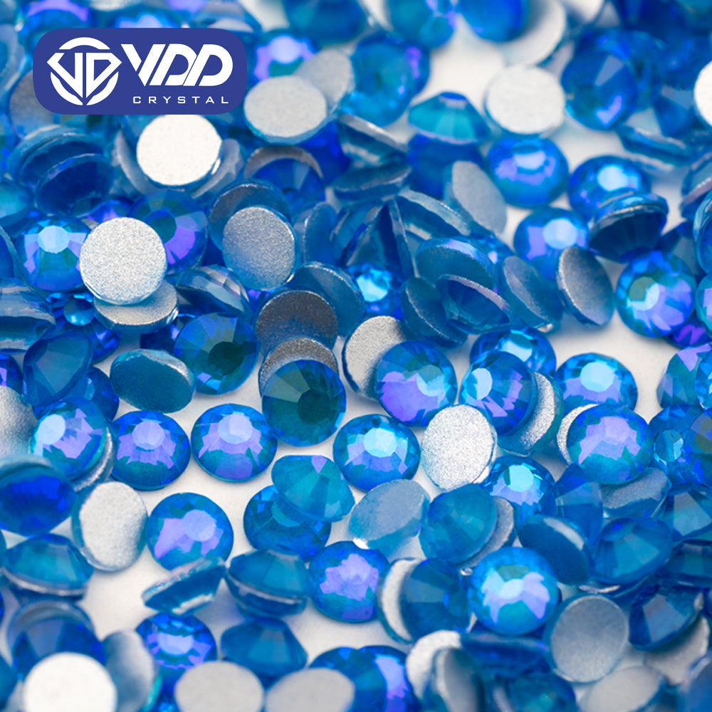 VDD 464 Blink-Sapphire Ocean Series High Quality Non-hotfix Glass Crystal Rhinestones Flatback Strass Stones