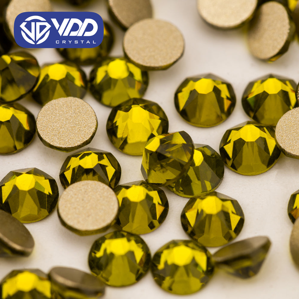 VDD 021 Olivine SS16-SS30 High Quality AAAAA 2088 8 Big 8 Small Rhinestone Flatback Glitter Stone Crafts Nail Art Accessories