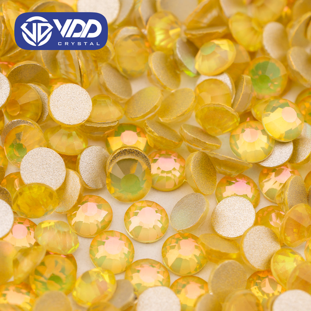 VDD 465 Blink-Maize Ocean Series High Quality Non-hotfix Glass Crystal Rhinestones Flatback Strass Stones
