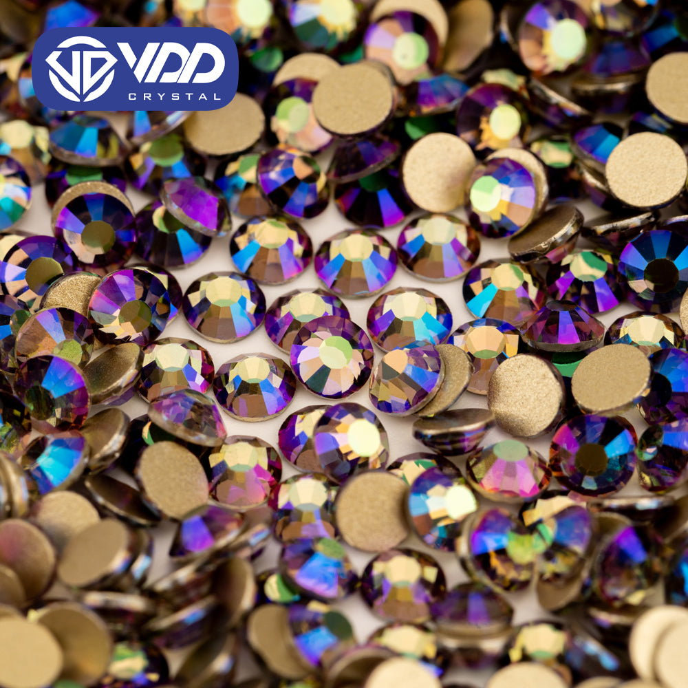 VDD 224 Ghost Dream High Quality Glass Rhinestones Crystal Gold Flatback Strass Stones For Nail Art Crafts DIY Decorations