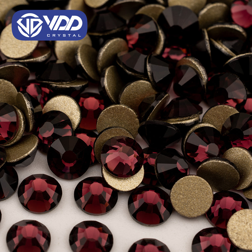 VDD 033 Amethyst High Quality Glass Rhinestones Crystal Gold Flatback Strass Stones For Nail Art Crafts DIY Decorations