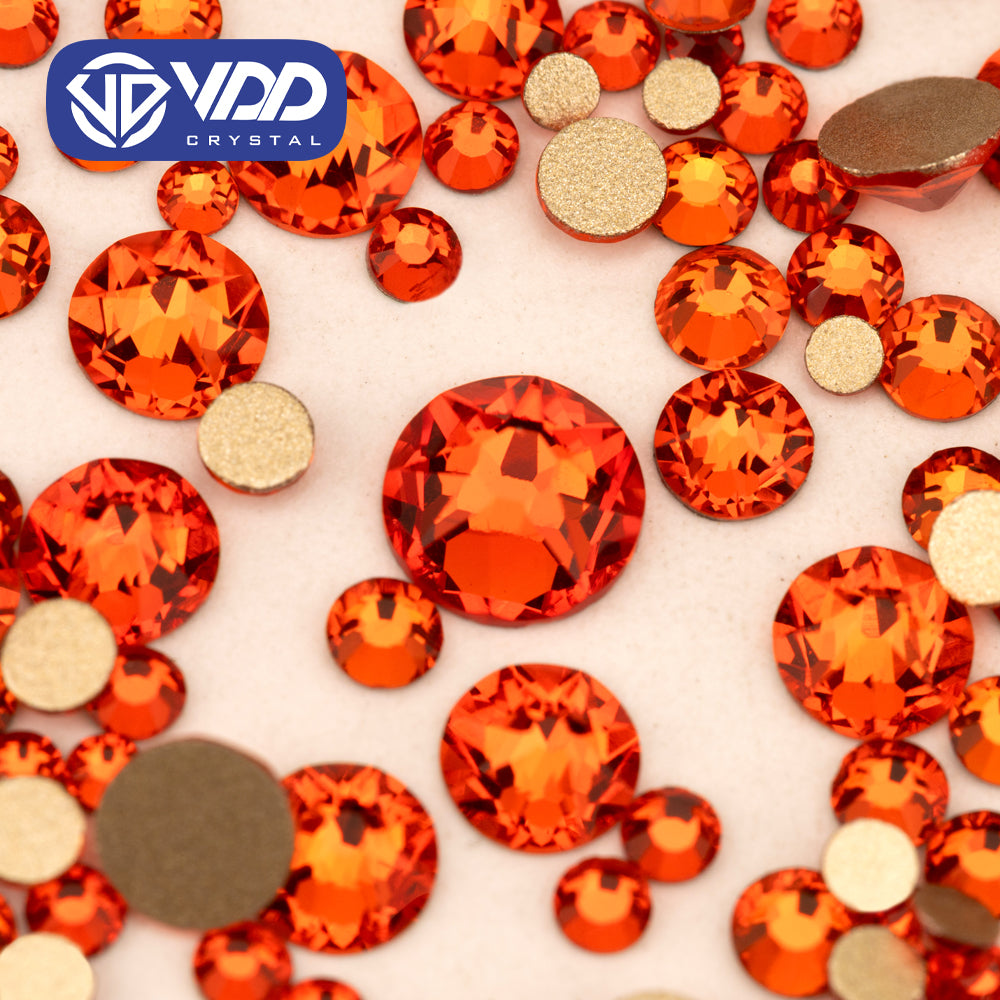 VDD 011 Hyacinth Wholesale Mix Size SS6-SS30 High Quality Glass 2088 Rhinestones Crystal Gold Flatback Strass Stones Nail Art DIY Decorations