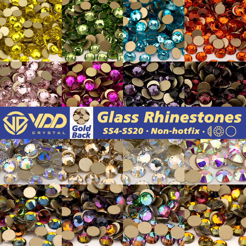 Gold-Back Rhinestones – VDD Crystal
