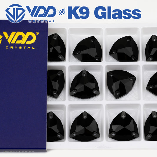 VDD 013 Siam Ocean Series - Cristales de imitación de vidrio sin fijación en caliente de alta calidad, piedras de estrás con parte posterior plana