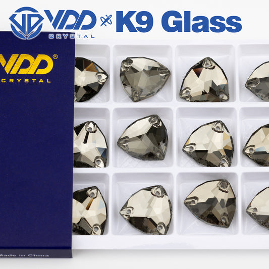 VDD 013 Siam Ocean Series - Cristales de imitación de vidrio sin fijación en caliente de alta calidad, piedras de estrás con parte posterior plana