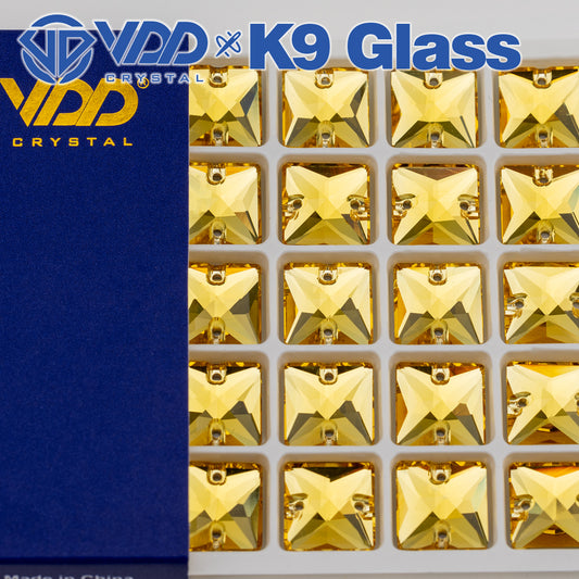 VDD 013 Siam Ocean Series - Cristales de imitación de vidrio sin fijación en caliente de alta calidad, piedras de estrás con parte posterior plana