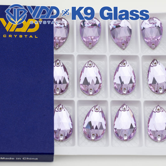 VDD 013 Siam Ocean Series - Cristales de imitación de vidrio sin fijación en caliente de alta calidad, piedras de estrás con parte posterior plana