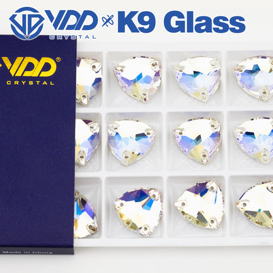 VDD 013 Siam Ocean Series - Cristales de imitación de vidrio sin fijación en caliente de alta calidad, piedras de estrás con parte posterior plana