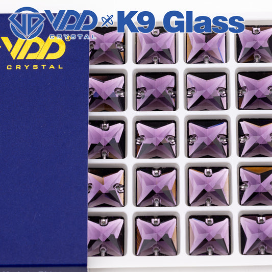 VDD 013 Siam Ocean Series - Cristales de imitación de vidrio sin fijación en caliente de alta calidad, piedras de estrás con parte posterior plana